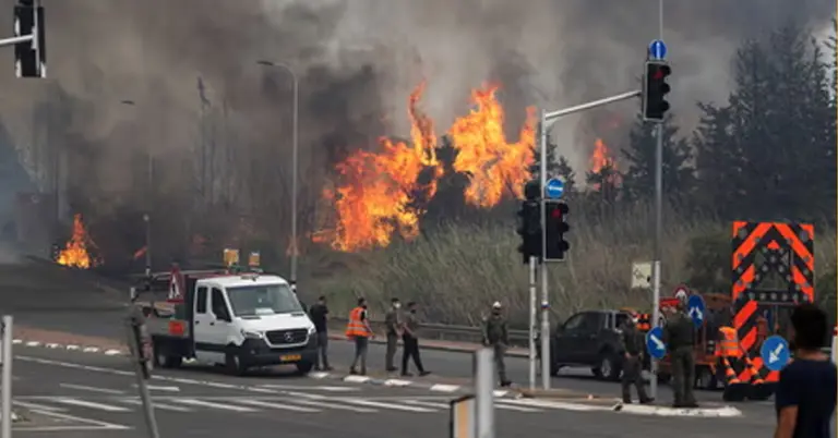 দাবানলে পুড়ছে ইসরাইল